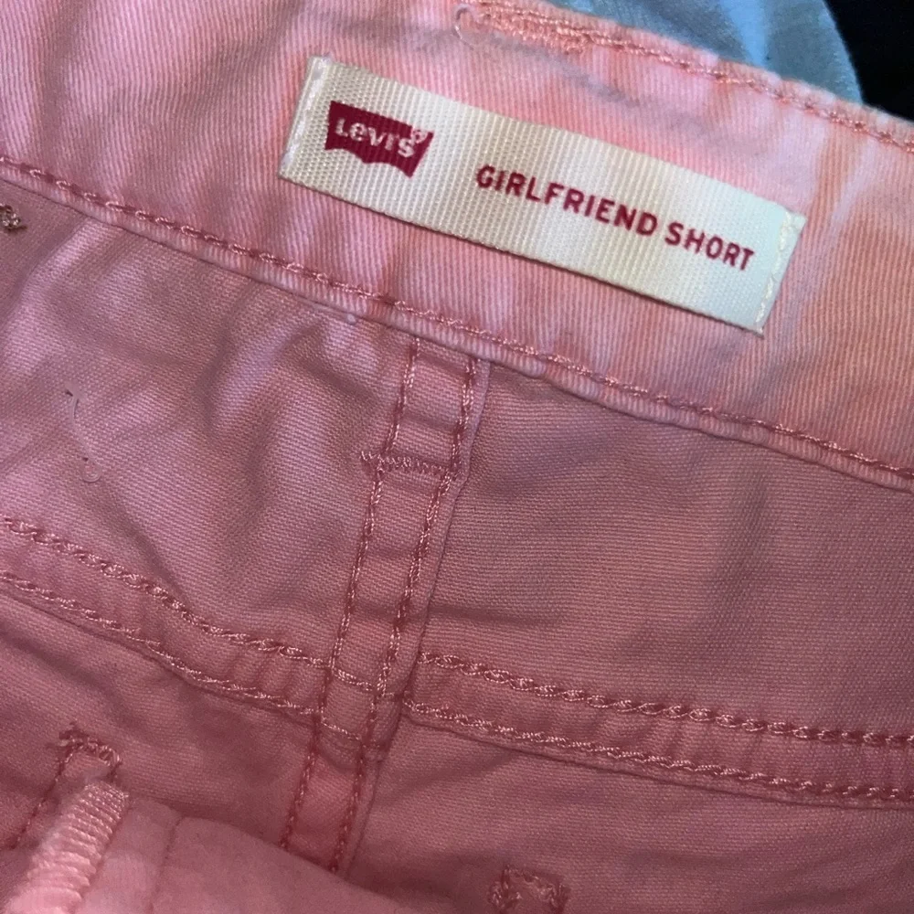 Levi's Kids Pink Denim Shorts